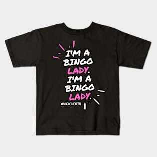 I'm a bingo lady. Kids T-Shirt